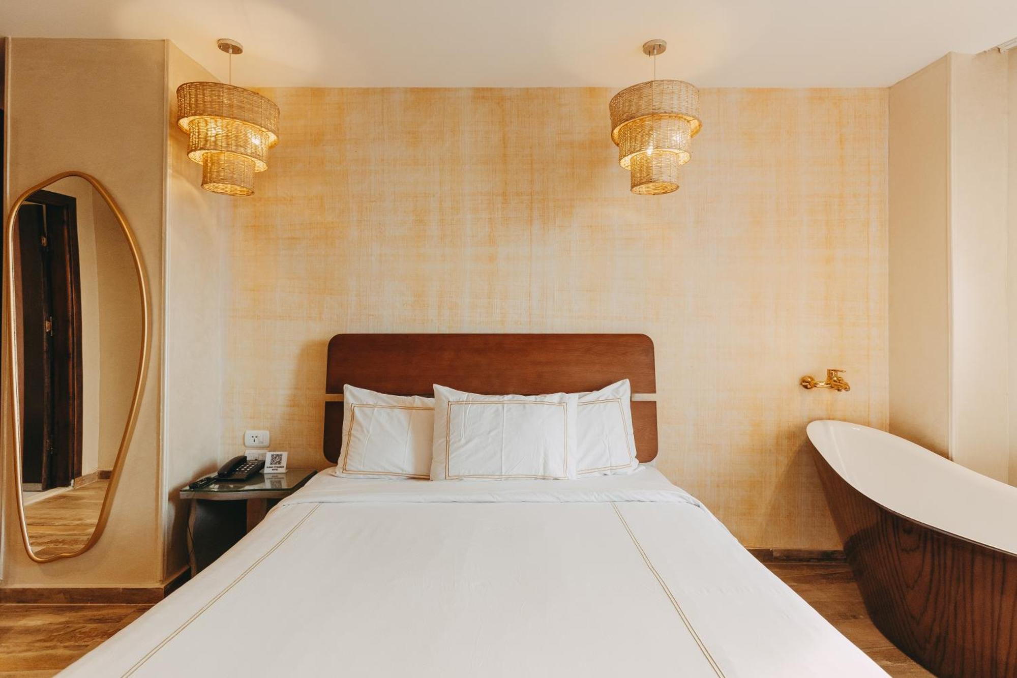 Almas Pyramids Hotel Kafret el-Gabal エクステリア 写真