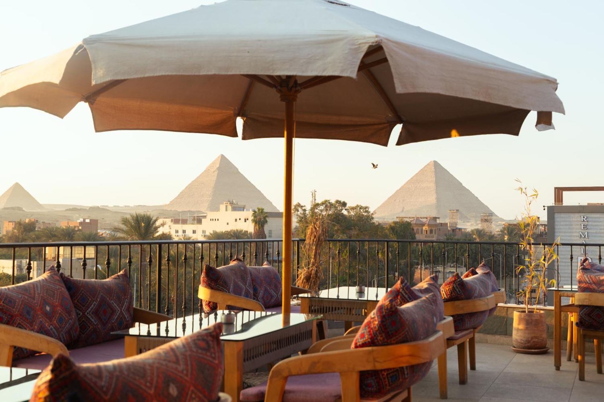 Almas Pyramids Hotel Kafret el-Gabal エクステリア 写真