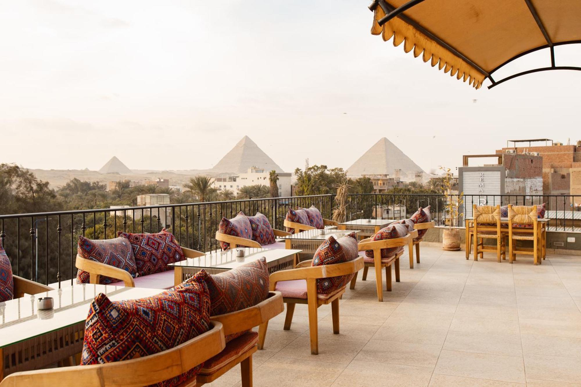 Almas Pyramids Hotel Kafret el-Gabal エクステリア 写真